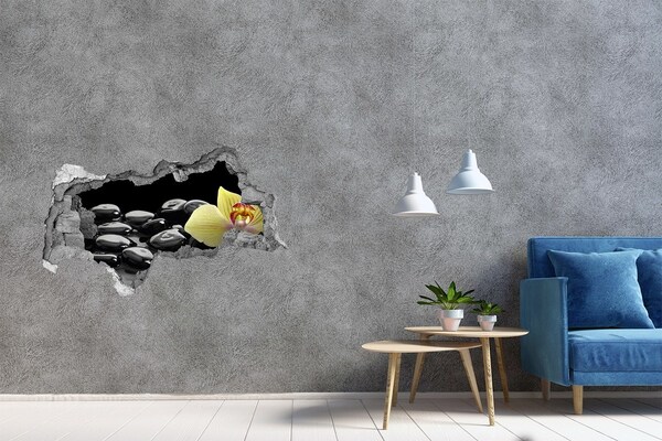 3d lyuk fal dekoráció Pihenjen a gyógyfürdőben