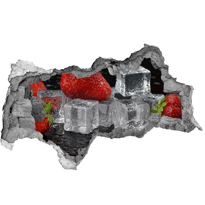 3d lyuk fal dekoráció Gyümölcsös hűvösség nyári stílusban