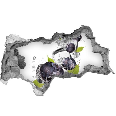 3d lyuk fal dekoráció Gyümölcsös jégvízesés