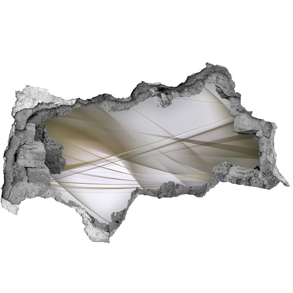 3d lyuk fal dekoráció Modern tér betonban