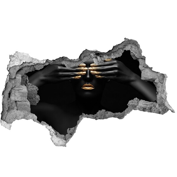 3d lyuk fal dekoráció Fedett szemek