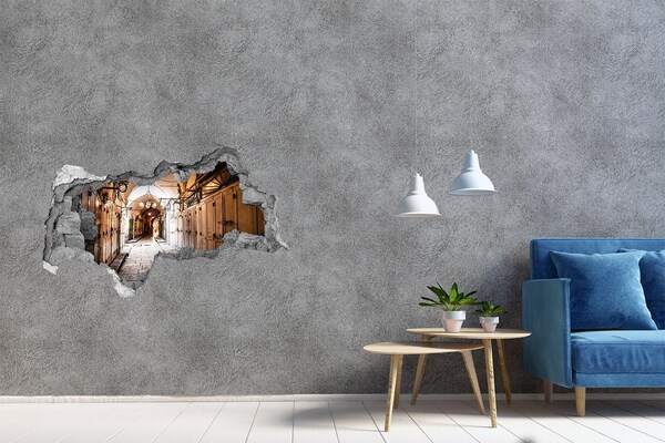 3d lyuk fal dekoráció A régi bazár varázsa