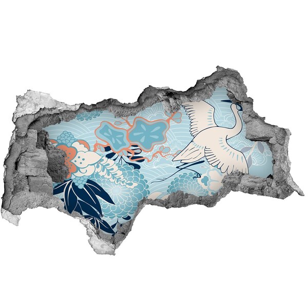 3d lyuk fal dekoráció A korallok víz alatti világa