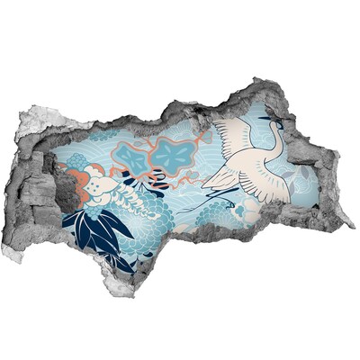 3d lyuk fal dekoráció A korallok víz alatti világa
