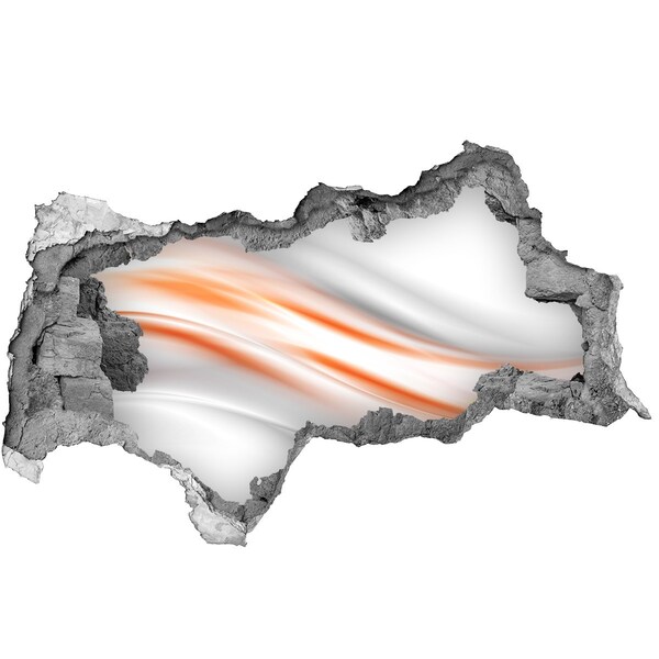 3d lyuk fal dekoráció Futurisztikus táj