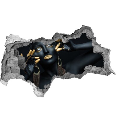 3d lyuk fal dekoráció Az arany titok a romokban