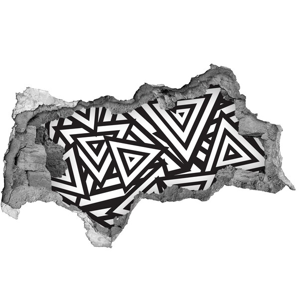 3d lyuk fal dekoráció Absztrakt geometrikus minták