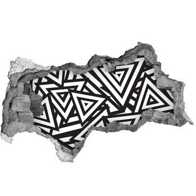 3d lyuk fal dekoráció Absztrakt geometrikus minták