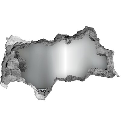 3d lyuk fal dekoráció Törött tükörfal