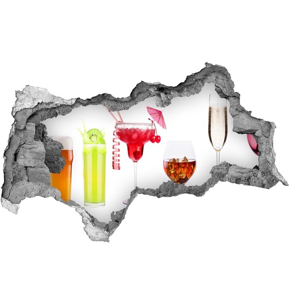 3d lyuk fal dekoráció Strandbár