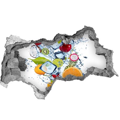3d-s lyukat fali matrica Gyümölcsös jégvízesés