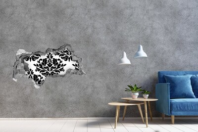 3d-s lyukat fali matrica Barokk stílusú minta