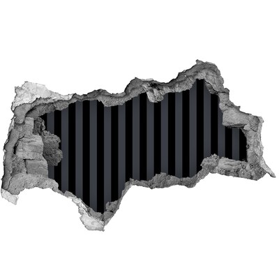 3d-s lyukat fali matrica Fekete és szürke csíkos