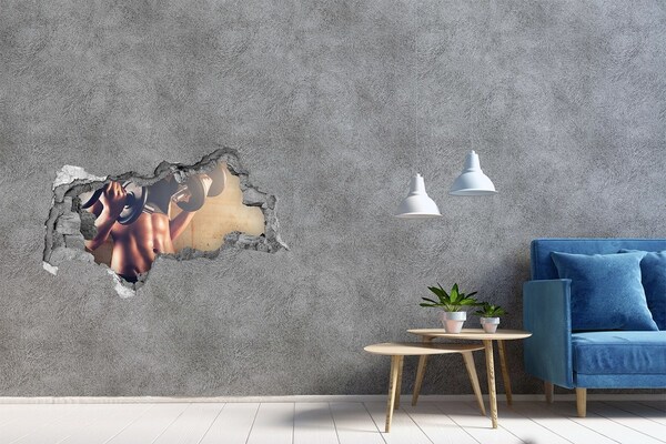 3d-s lyukat fali matrica Edzőterem akcióban