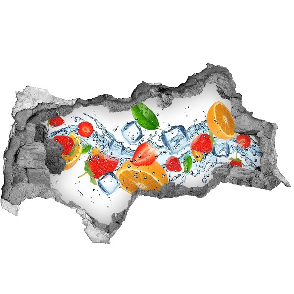 3d-s lyukat fali matrica Gyümölcs jég