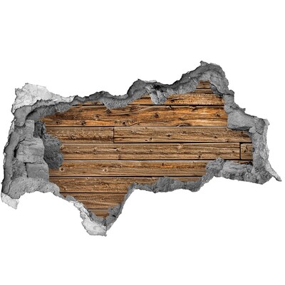 3d-s lyukat fali matrica Fából készült fal