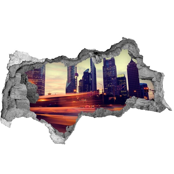 3d-s lyukat fali matrica Shanghai éjjel