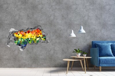 3d-s lyukat fali matrica Geometriai háttér