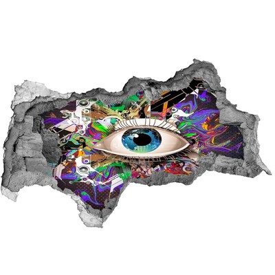 3d-s lyukat fali matrica Absztrakt szem