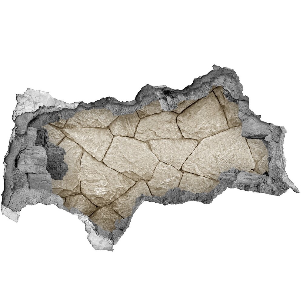 3d-s lyukat fali matrica Kő fal