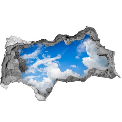 3d-s lyukat fali matrica Felhők az égen