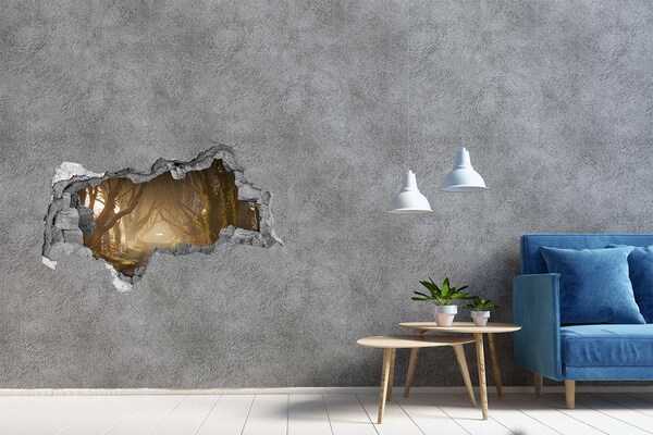 3d-s lyukat fali matrica Egy ösvény a fák között