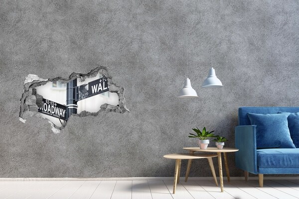 3d-s lyukat fali matrica Egy utca a városban