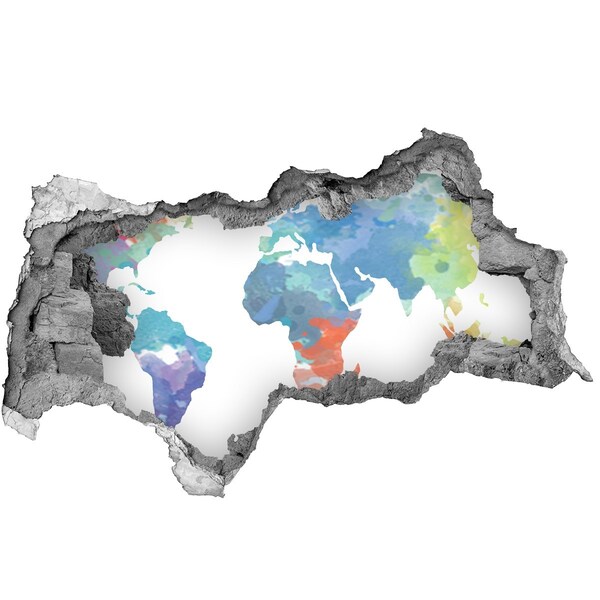 3d-s lyukat fali matrica Világtérkép