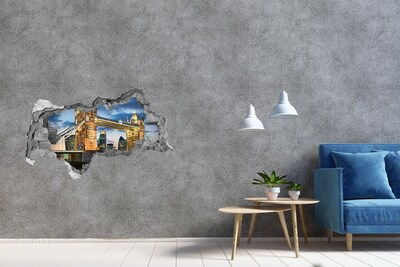 3d-s lyukat fali matrica Tower Bridge Londonban