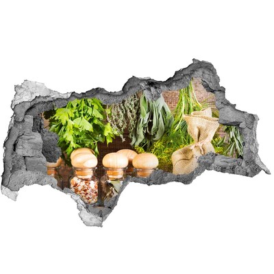 3d-s lyukat fali matrica Gyógynövényes sarok a konyhában