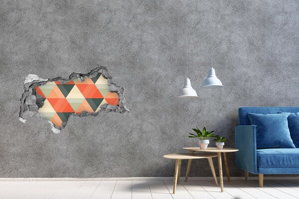 3d-s lyukat fali matrica Geometriai minták a lyukban