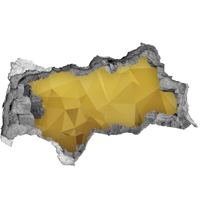 3d-s lyukat fali matrica Az arany repedés a falon