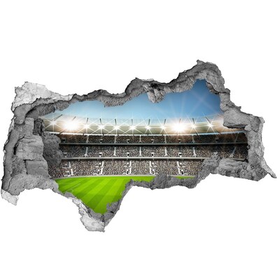 3d-s lyukat fali matrica A futballstadion akcióban