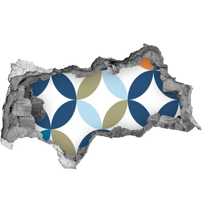 3d-s lyukat fali matrica Modern minta a falon