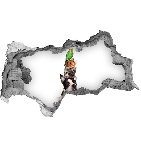 3d-s lyukat fali matrica Állatbarátság-torony