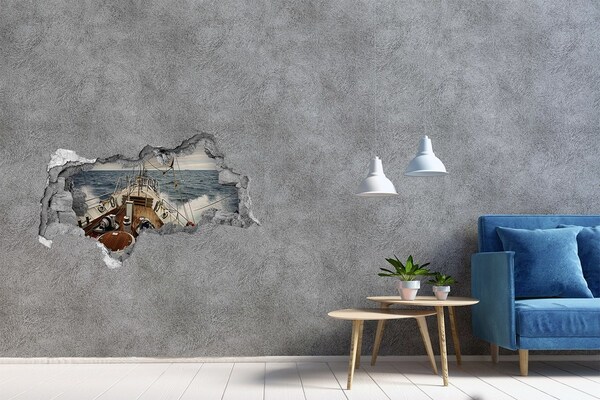 3d-s lyukat fali matrica Egy jacht a tengeren