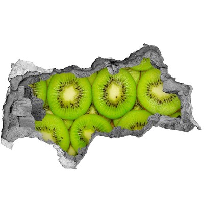 3d-s lyukat fali matrica Kiwi darabok a falban