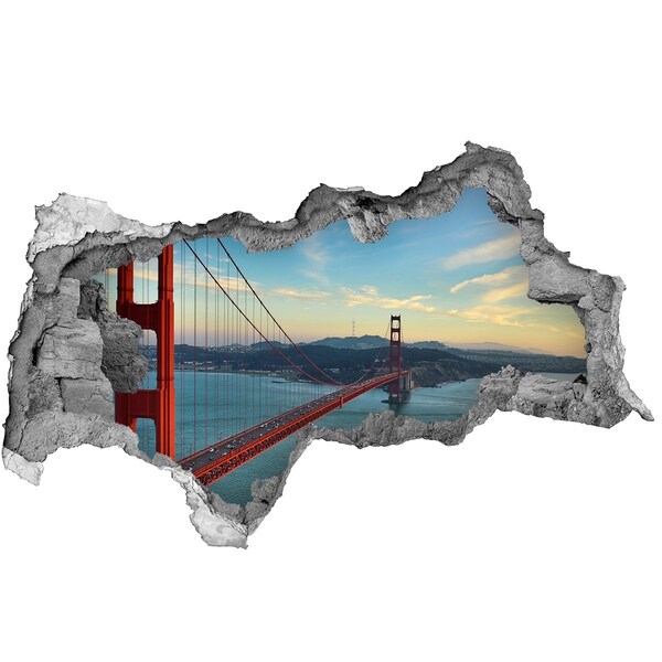 3d-s lyukat fali matrica Golden Gate híd San Franciscóban