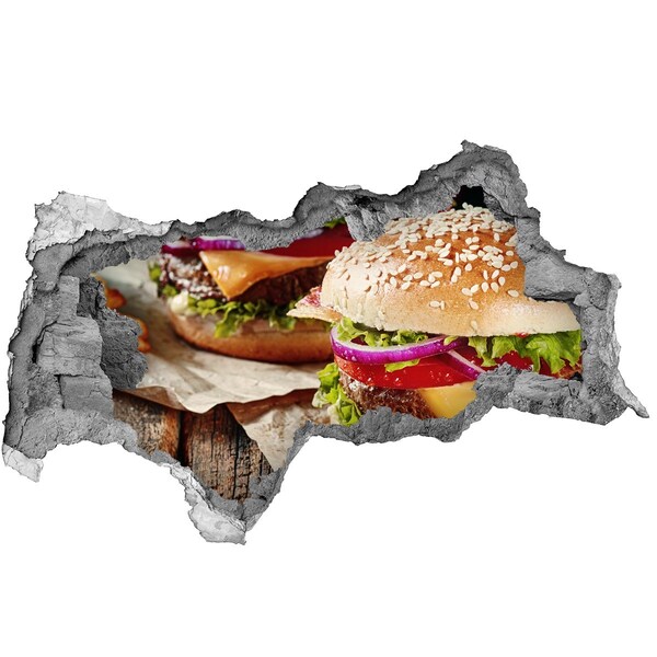 3d-s lyukat fali matrica Hamburger