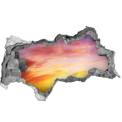 3d-s lyukat fali matrica Naplemente a réten