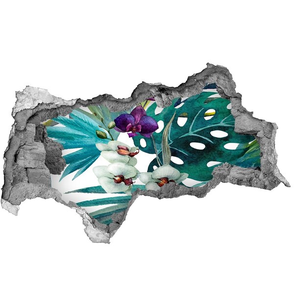 3d-s lyukat fali matrica Zseniális trópusi kert