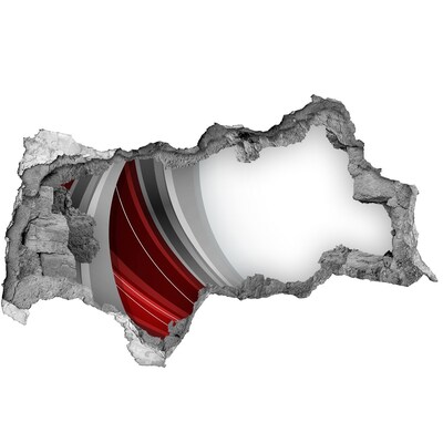 3d-s lyukat fali matrica Egy sérült fal mélységhatással