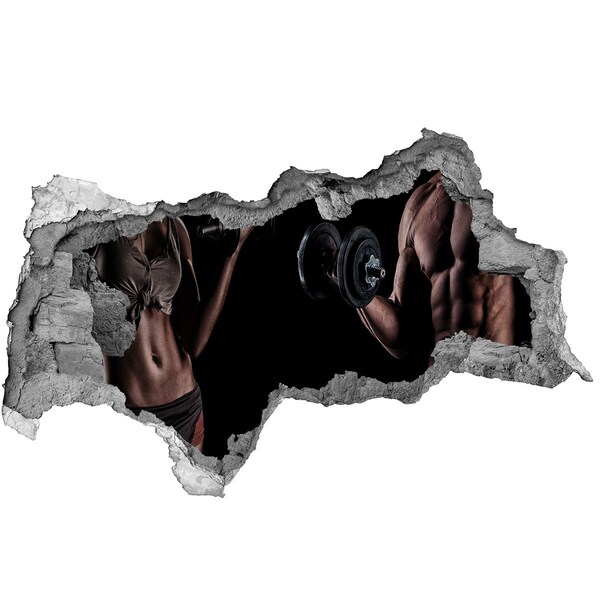 3d-s lyukat fali matrica Edzőterem otthon