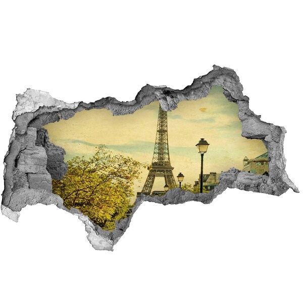 3d-s lyukat fali matrica Az Eiffel-torony Párizsban