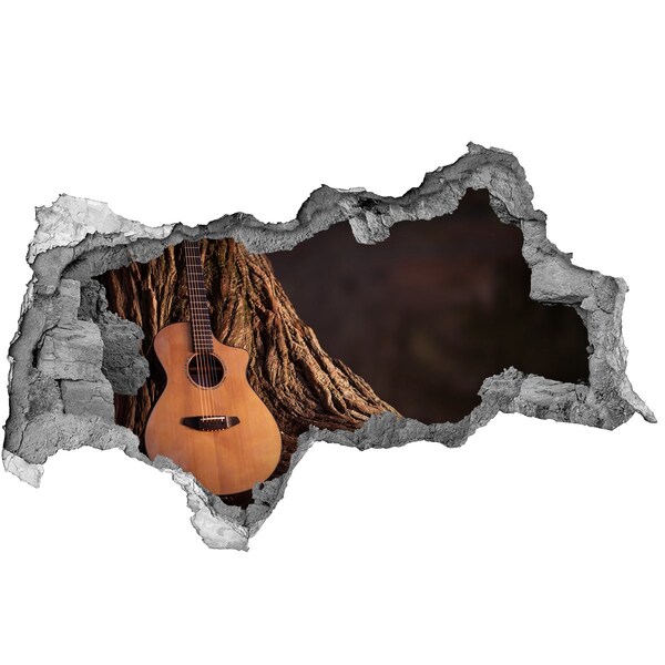3d-s lyukat fali matrica Gitár a természetben