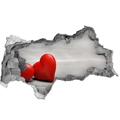 3d-s lyukat fali matrica Szív egy lyukban a falban