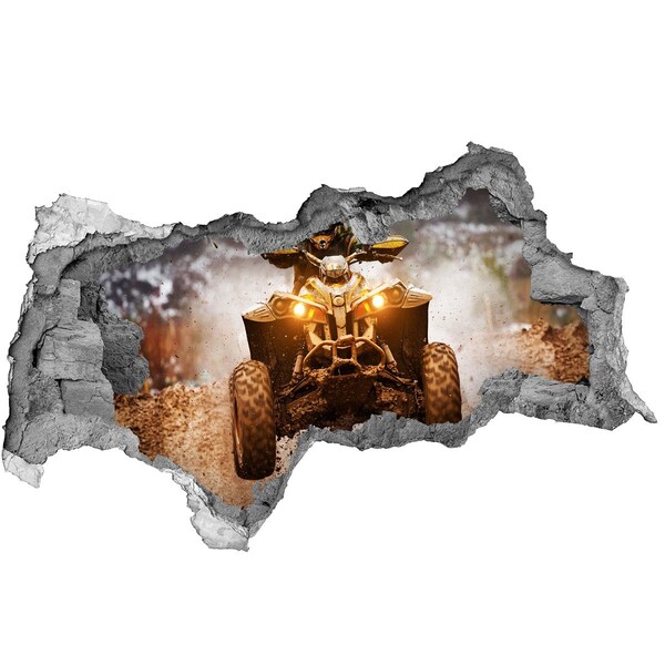 3d-s lyukat fali matrica Rally quad akcióban