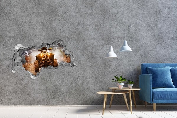 3d-s lyukat fali matrica Rally quad akcióban