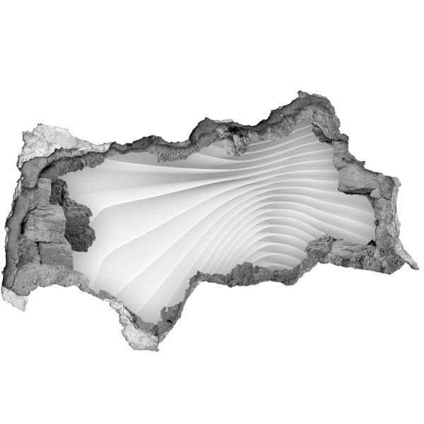 3d-s lyukat fali matrica Törött fal tükörhatással