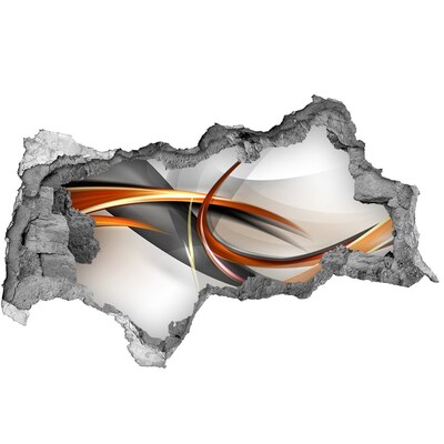 3d-s lyukat fali matrica Absztrakt színszivárgás